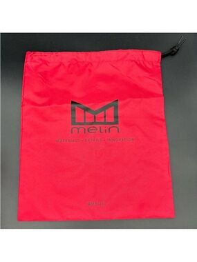Melin Red Drawstring Hat Bag